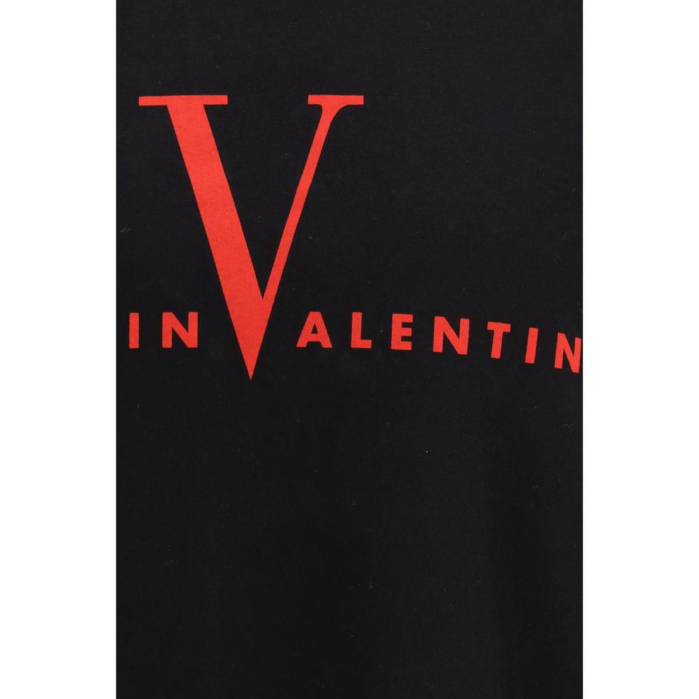 Valentino Graphic Cotton T-Shirt in Black