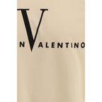 Valentino Graphic Cotton Jersey T-Shirt in Beige