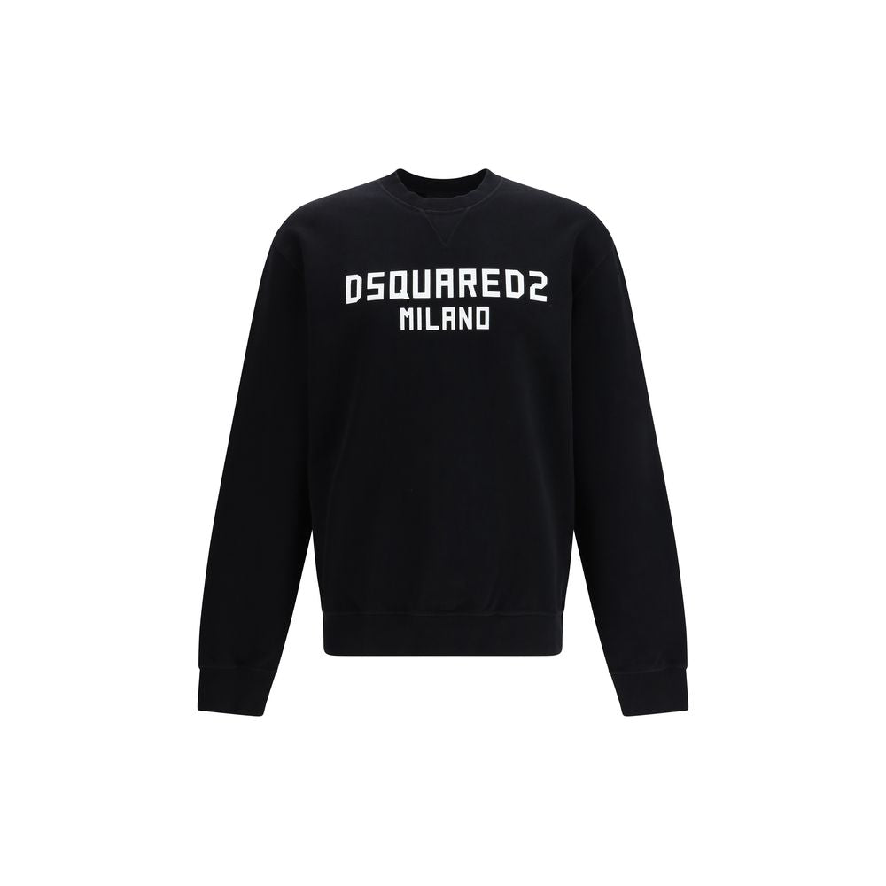 Black Cotton Sweatshirt mens luxury fashion - Mens Edit