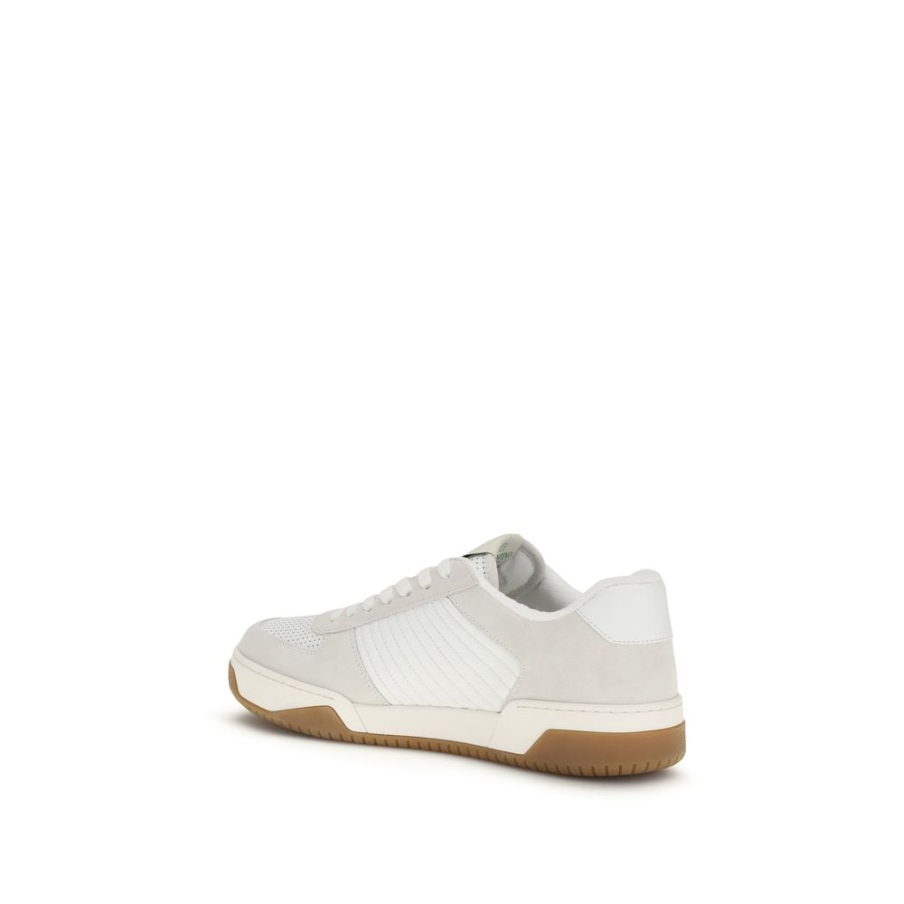 Valentino Garavani Bos Taurus Calf Leather Sneakers in White