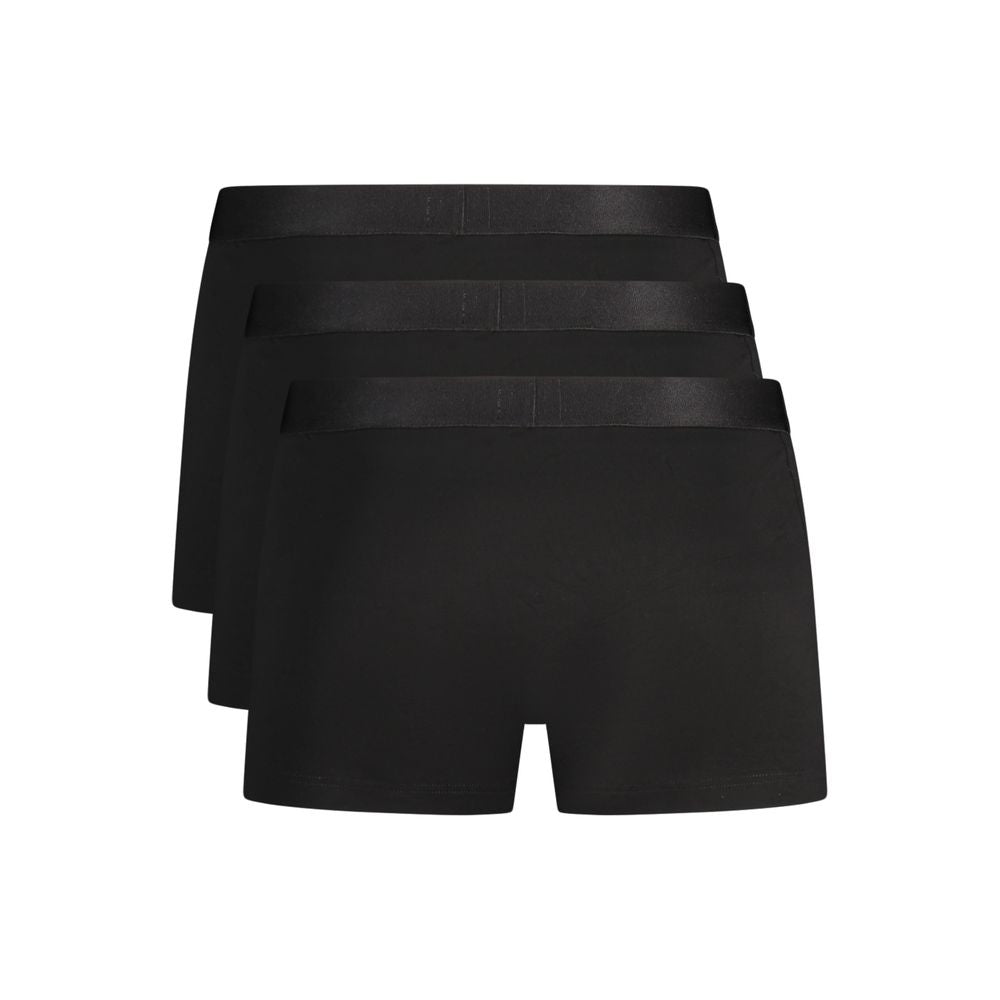 Hugo Boss Cotton Boxer Shorts (3-Pack) in Black