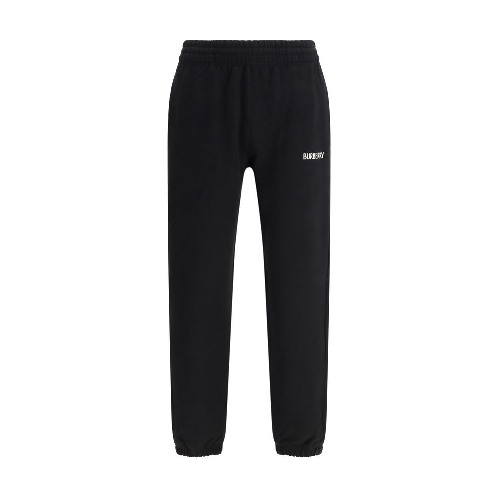Burberry Black Cotton Joggers Workout Pants mens luxury fashion - Mens Edit