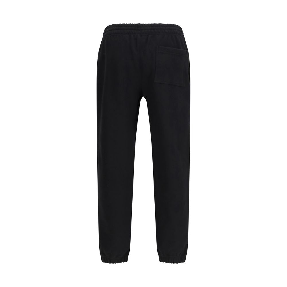 Burberry Black Cotton Terry Joggers