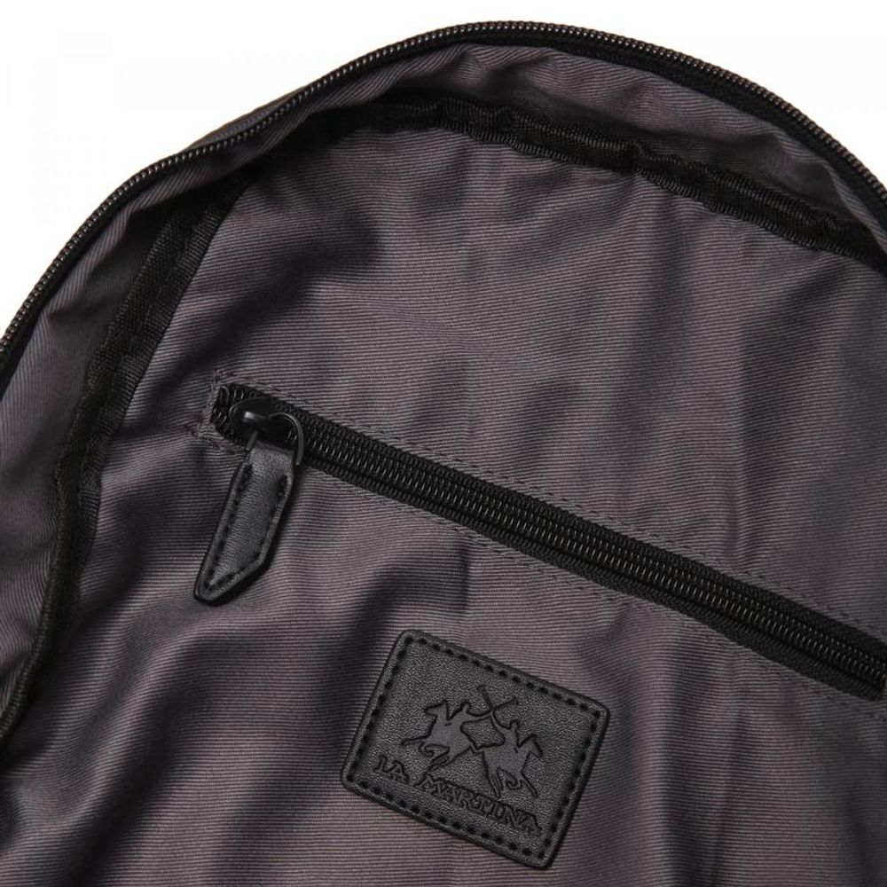 La Martina Bicolour Polyester Backpack in Green