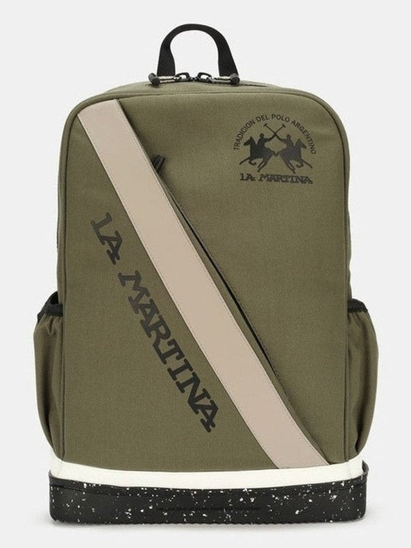 La Martina Backpack RPET Canvas Green