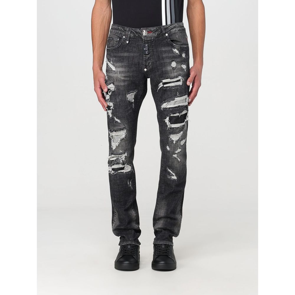 Gray Denim Slim Fit Jeans mens luxury fashion - Mens Edit