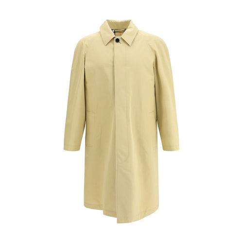 Burberry Beige Cotton Trench Coat mens luxury fashion - Mens Edit