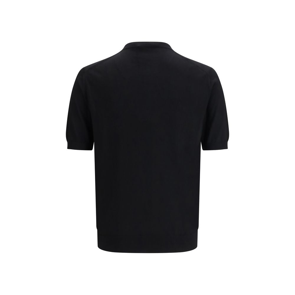 Prada Virgin Wool T-Shirt in Black