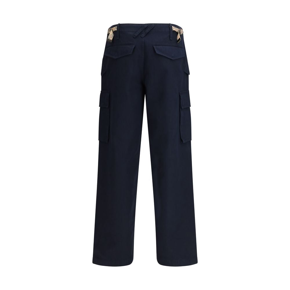 Burberry Βαμβακερό Cargo Παντελόνι Gabardine σε Μπλε