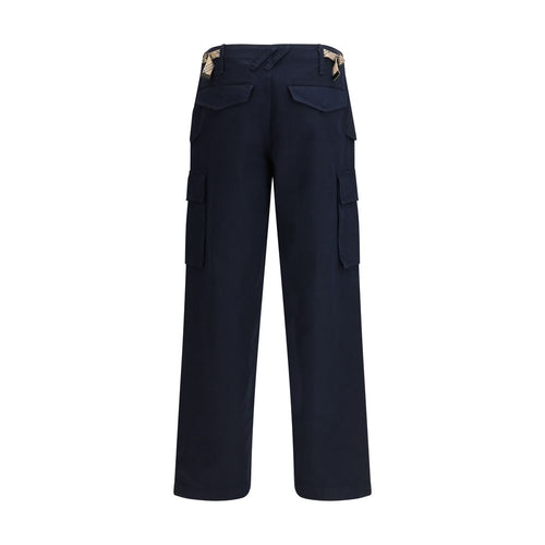 Burberry Βαμβακερό Cargo Παντελόνι Gabardine σε Μπλε