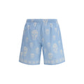 Alexander McQueen Blue Polyamide Shorts mens luxury fashion - Mens Edit