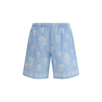 Alexander McQueen Blue Polyamide Shorts mens luxury fashion - Mens Edit