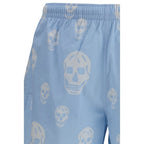 Alexander McQueen Blue Polyamide Swim Shorts
