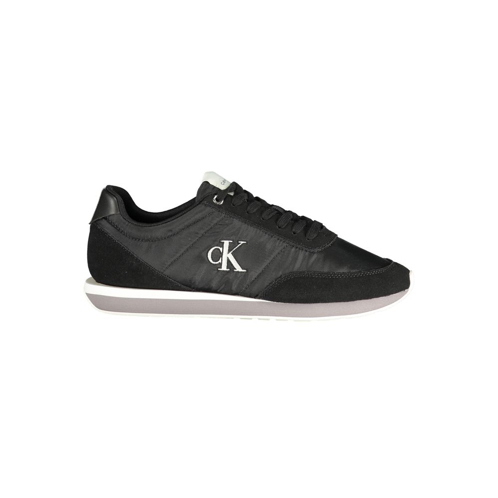 Black Polyester Men Sneaker mens luxury fashion - Mens Edit
