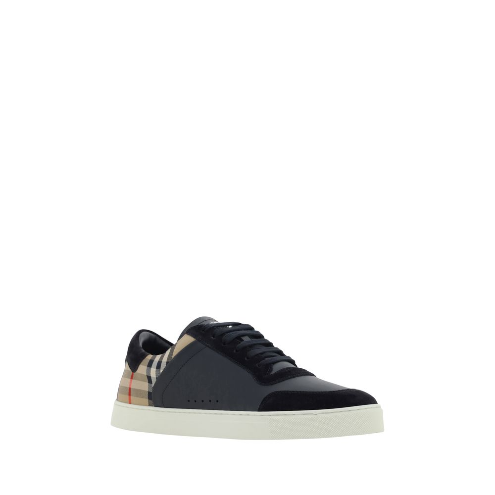 Burberry Multicolour Calf Leather Stevie Sneakers