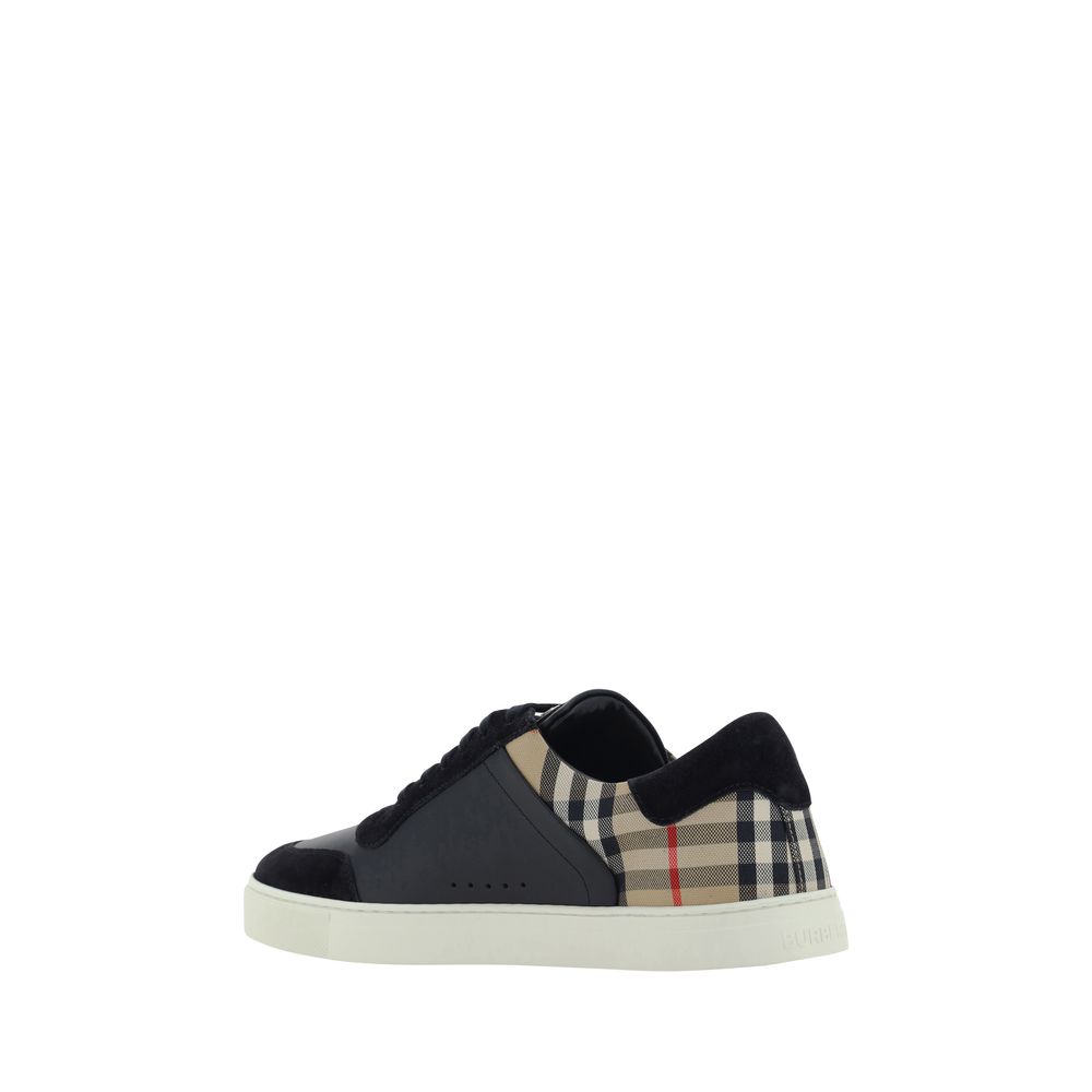 Burberry Multicolour Calf Leather Stevie Sneakers