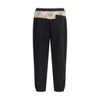 Burberry Black Cotton Joggers
