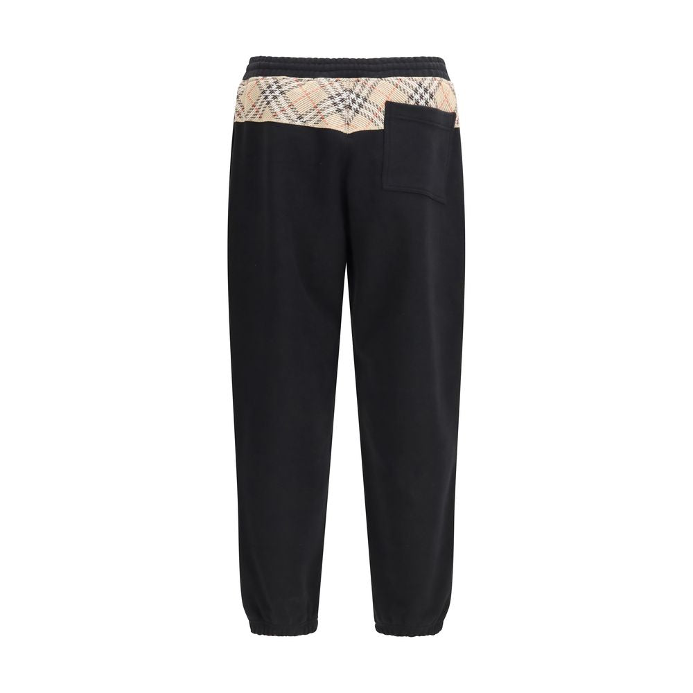 Burberry Black Cotton Joggers