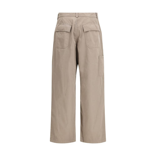 Balenciaga Βαμβακερό Παντελόνι Workwear σε Μπεζ