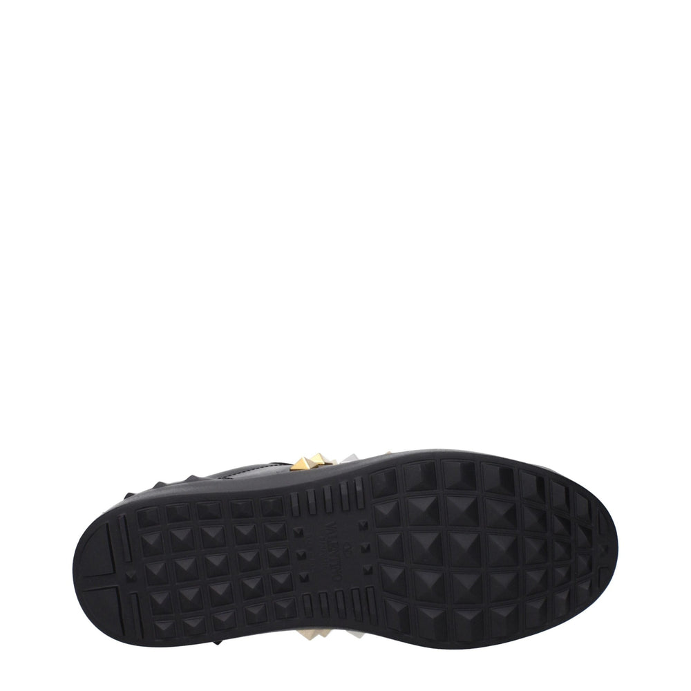Valentino Garavani Studded Black Leather Sneakers