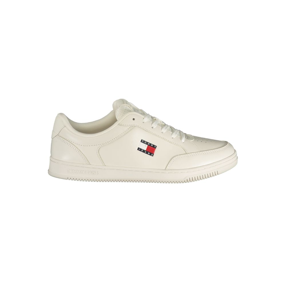 White Polyurethane Men Sneaker mens luxury fashion - Mens Edit