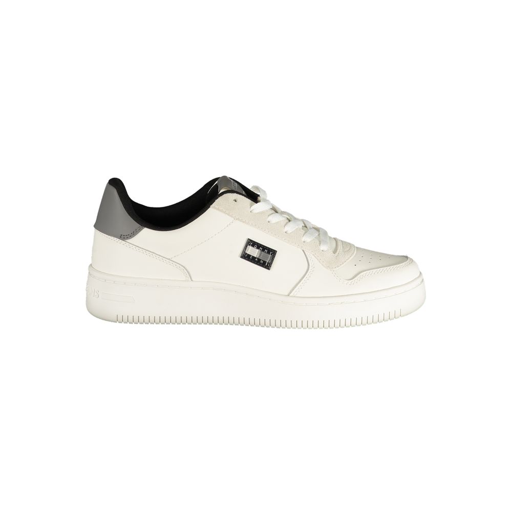 White Polyurethane Men Sneaker mens luxury fashion - Mens Edit