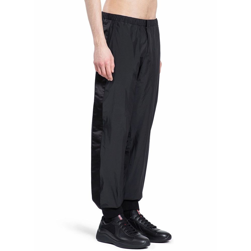 Prada Nylon Joggers in Black