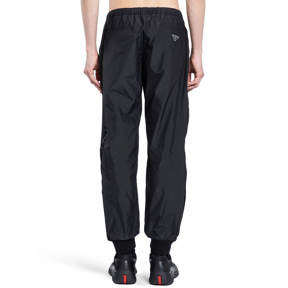 Prada Nylon Joggers in Black
