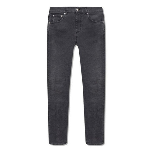 Alexander McQueen Black Cotton Skinny Jeans Embroidered mens luxury fashion - Mens Edit