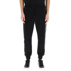 Alexander McQueen Black Cotton Athletic Trousers