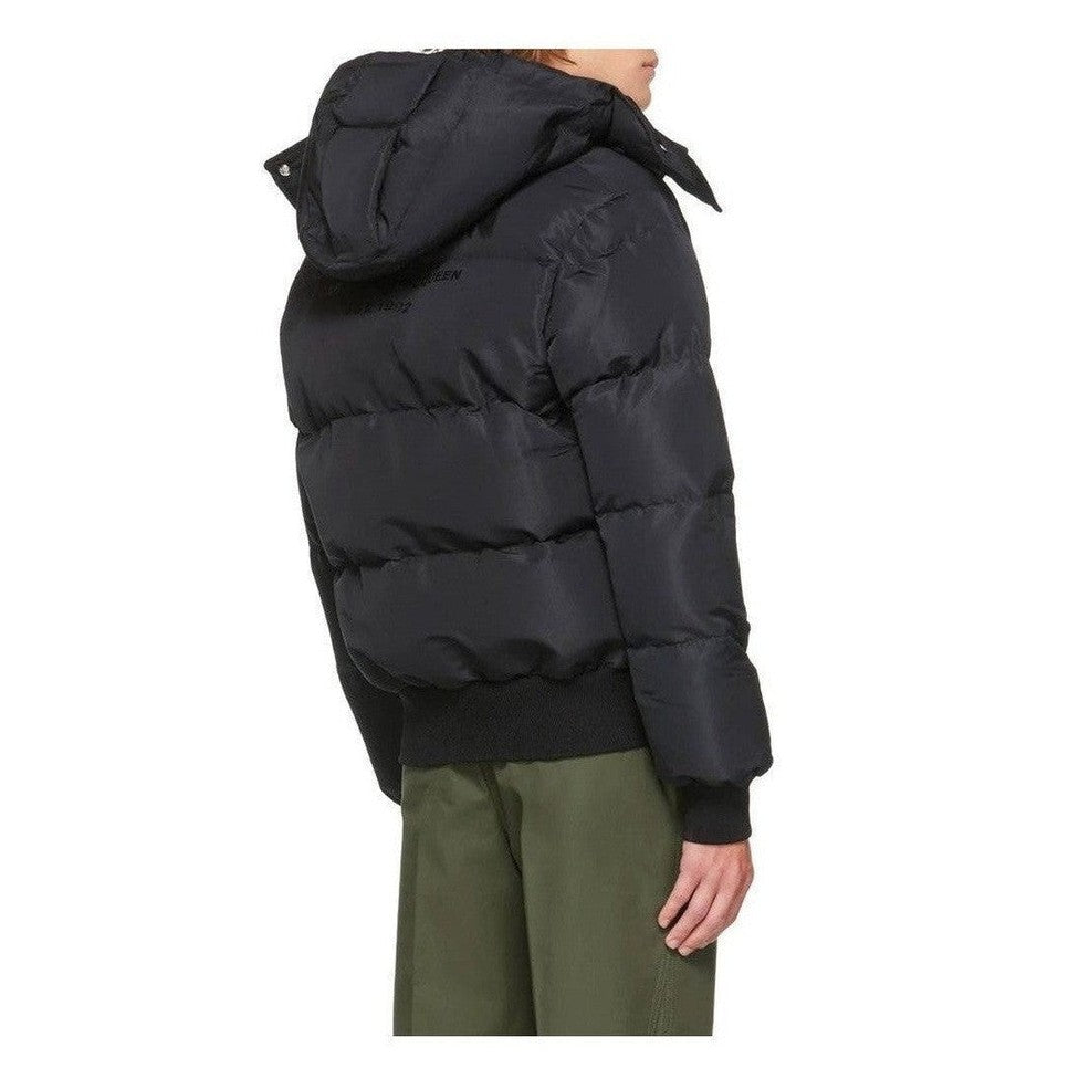 Alexander McQueen Bomber Jacket από Πολυαμίδιο σε Μαύρο