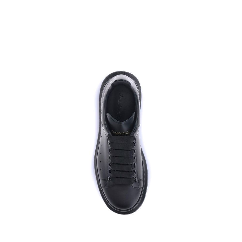 Alexander McQueen Sneakers Πλατφόρμα από Δέρμα Μοσχαριού σε Μαύρο