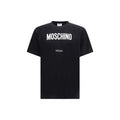 Moschino Black Cotton T-Shirt Logo Jersey mens luxury fashion - Mens Edit