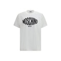 Moschino White Cotton T-Shirt Logo Jersey mens luxury fashion - Mens Edit