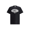 Moschino Black Cotton T-Shirt Logo Jersey mens luxury fashion - Mens Edit