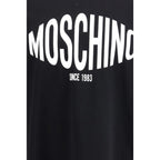Moschino Black Cotton Jersey T-Shirt