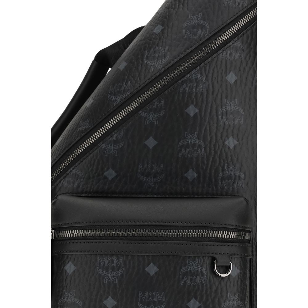 MCM Aren Sling Backpack in Visetos Coated Canvas