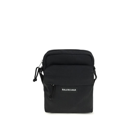 Balenciaga Explorer Shoulder Bag in Black mens luxury fashion - Mens Edit