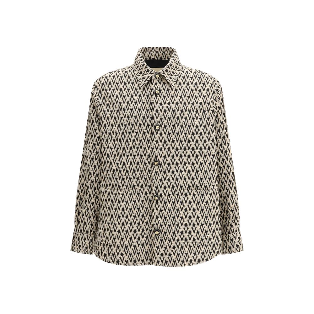 Valentino Multicolor Cotton Jacquard Coat mens luxury fashion - Mens Edit