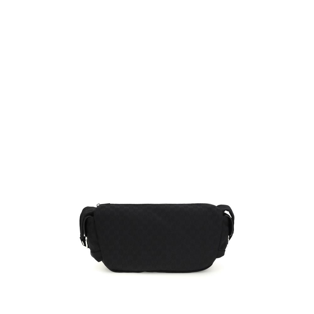 Gucci GG Fabric Shoulder Bag in Black