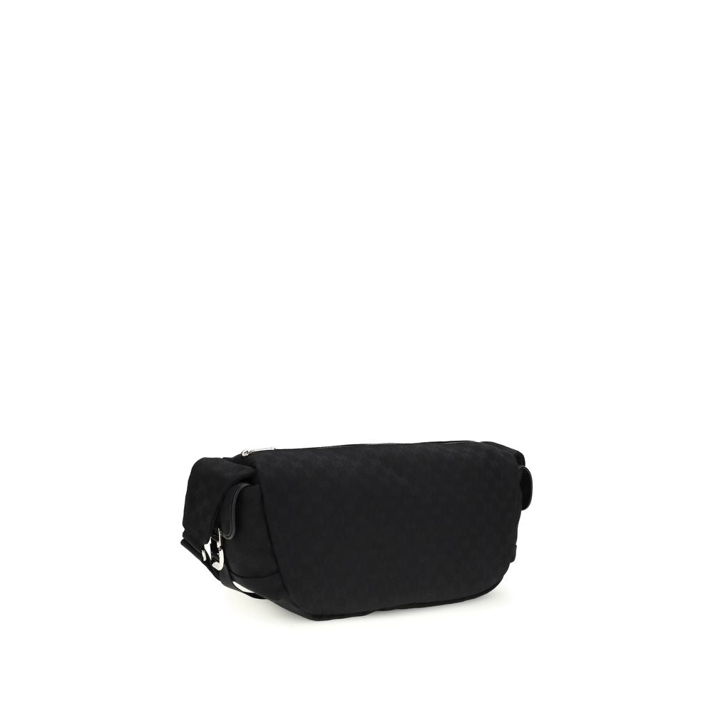 Gucci GG Fabric Shoulder Bag in Black