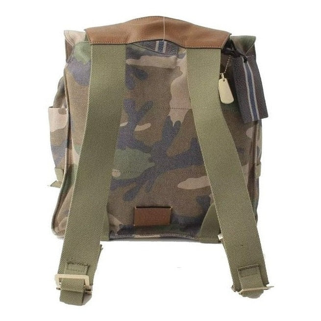 Valentino Bicolor Canvas Backpack
