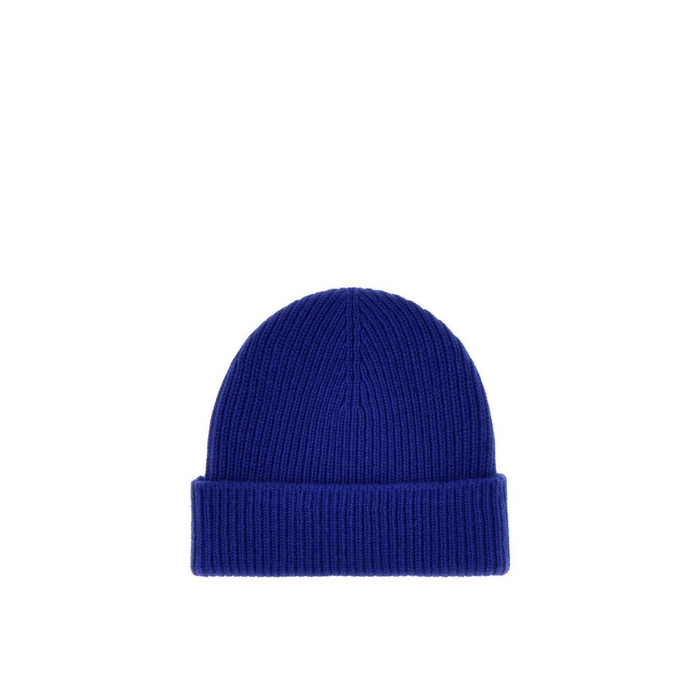 Burberry 100% Cashmere Beanie in Blue