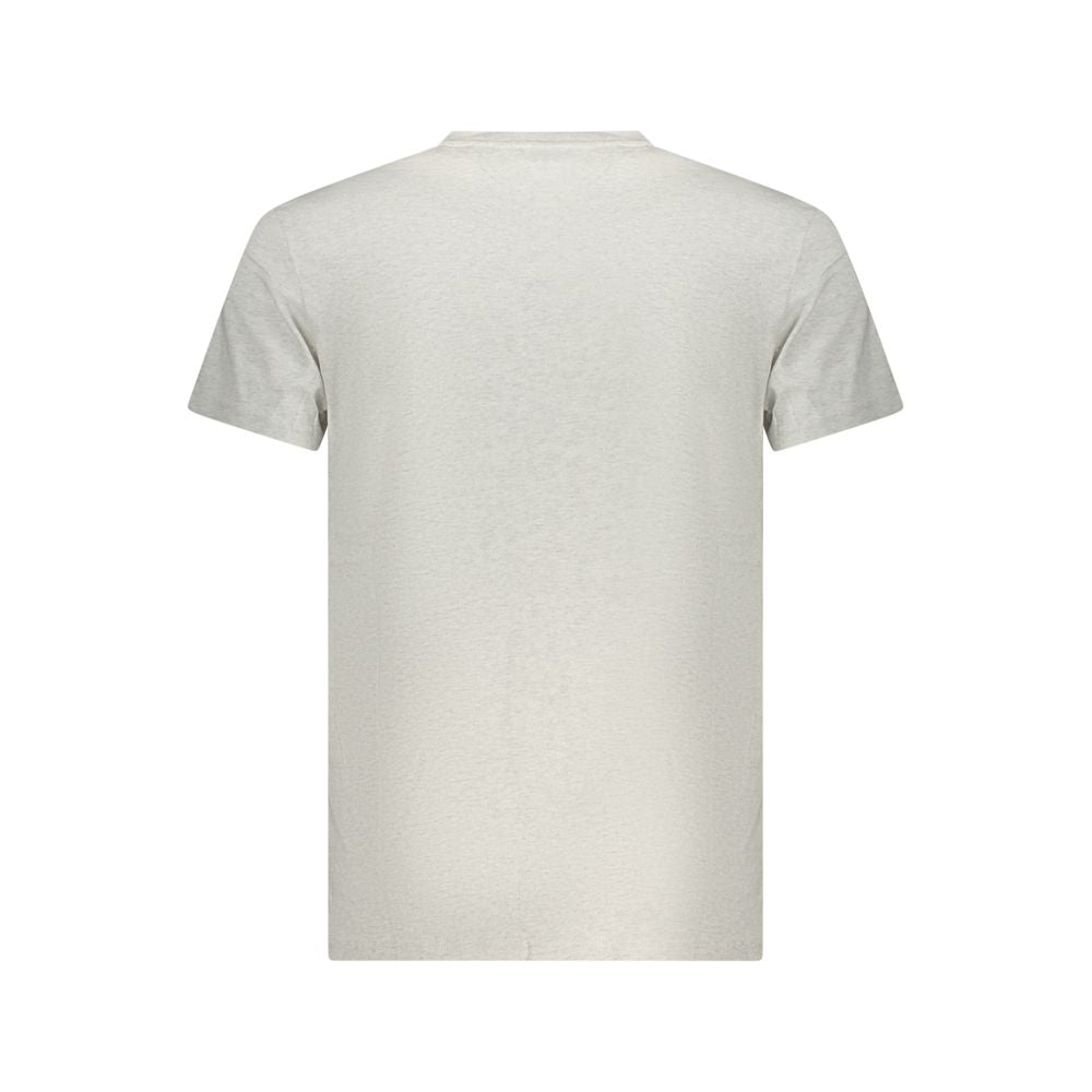 Tommy Hilfiger Γκρι Βαμβακερό T-shirt