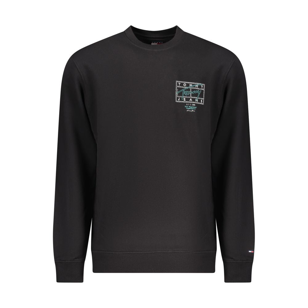 Black Cotton Men Sweatshirt mens luxury fashion - Mens Edit