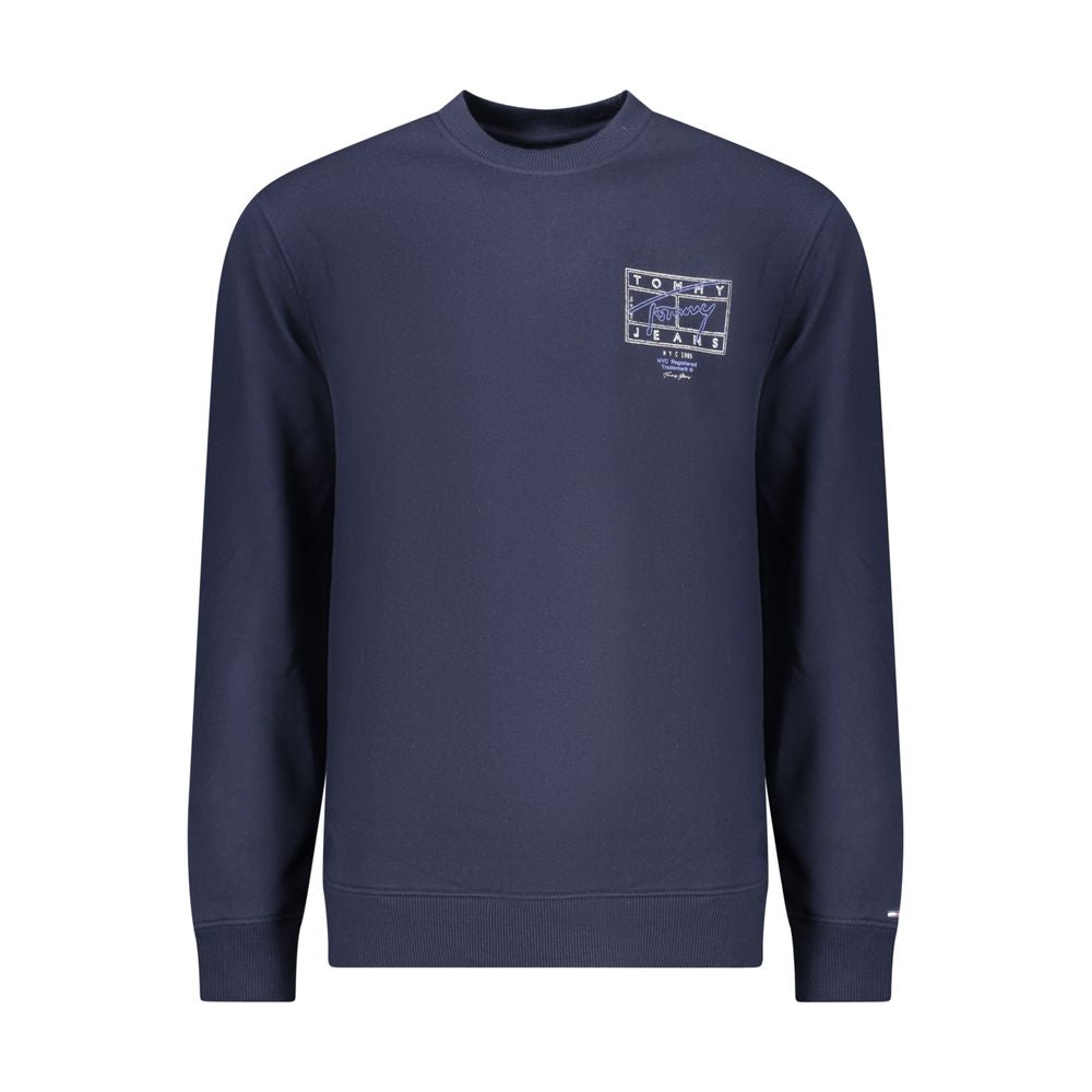 Blue Cotton Men Sweatshirt mens luxury fashion - Mens Edit