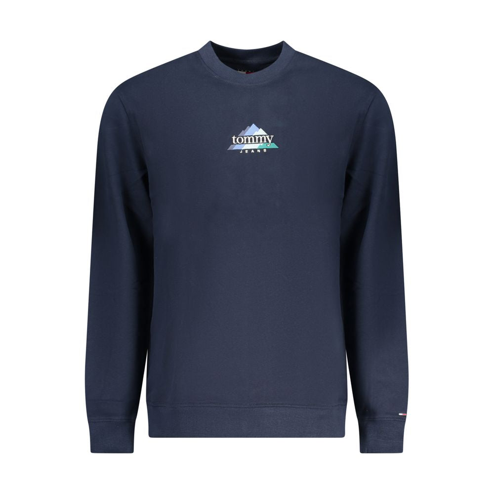 Blue Cotton Men Sweatshirt mens luxury fashion - Mens Edit