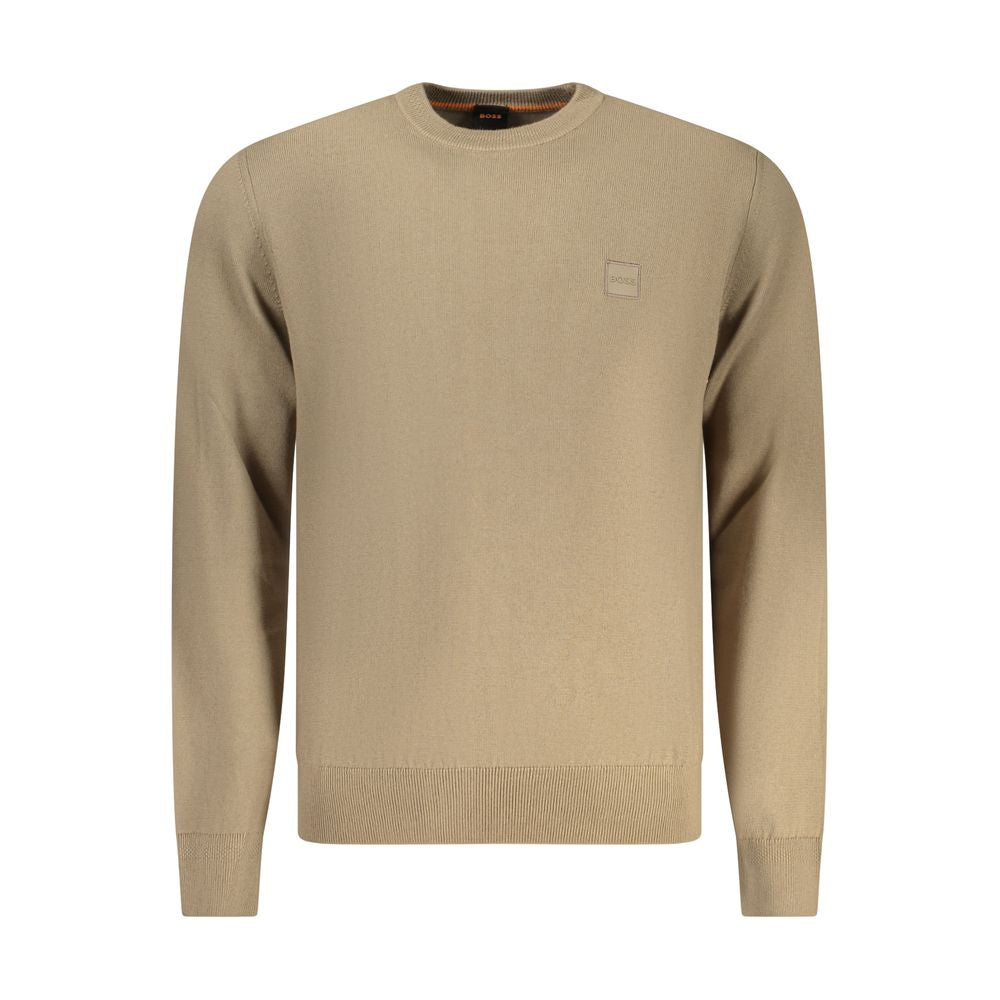 Hugo Boss Cotton Sweater in Brown