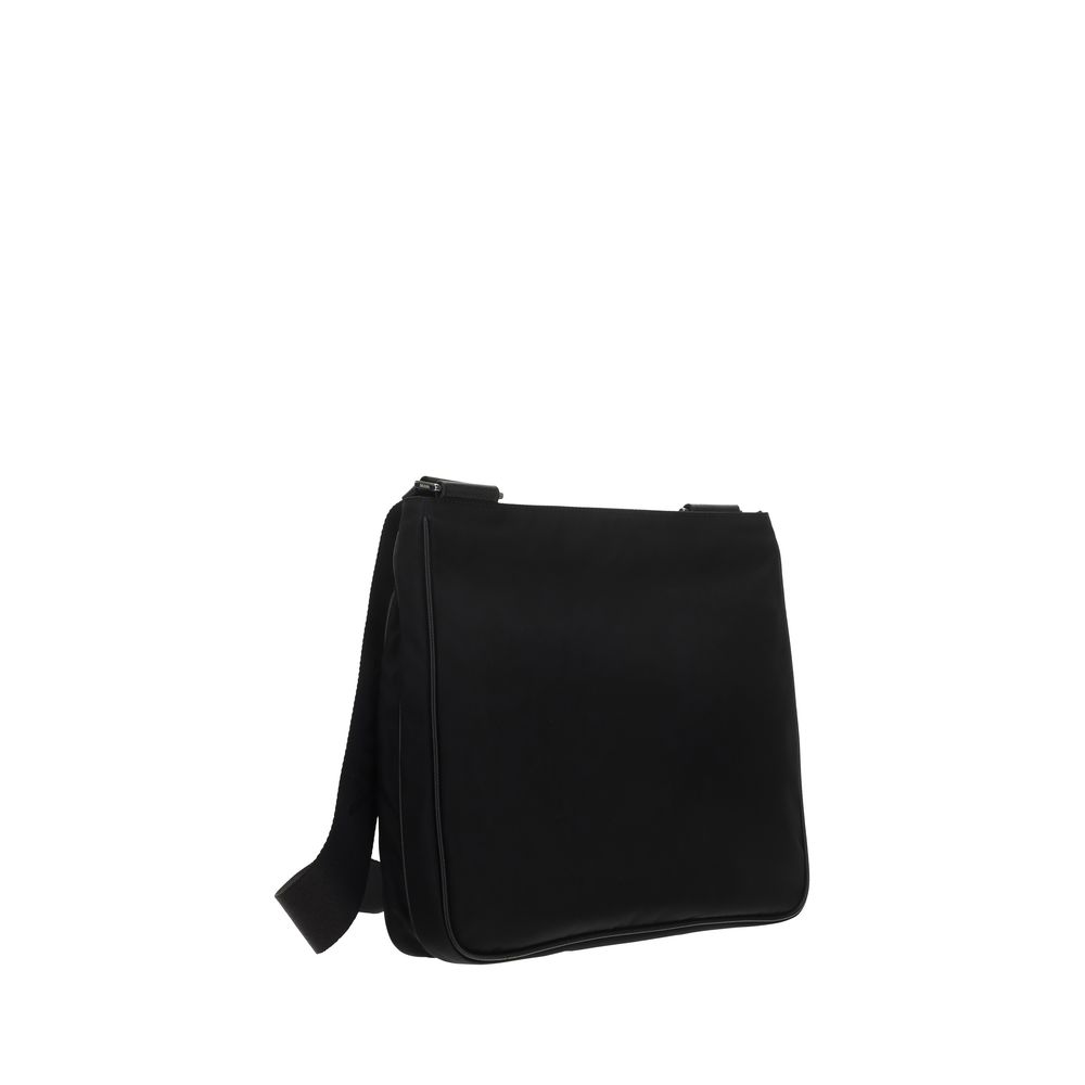 Prada Nylon Shoulder Bag in Black