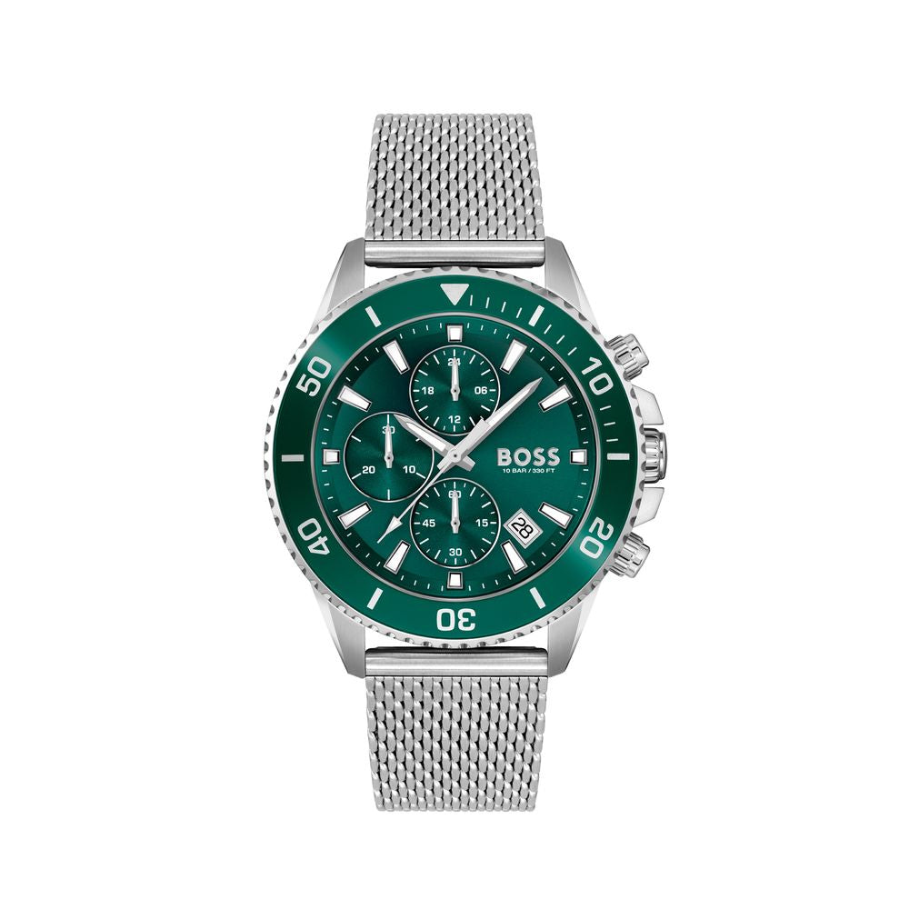 Gray Stainless Steel Dress Watch mens luxury fashion - Mens Edit
